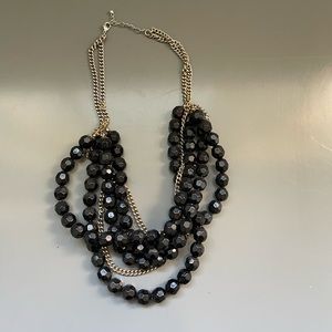 chunky beaded necklace
